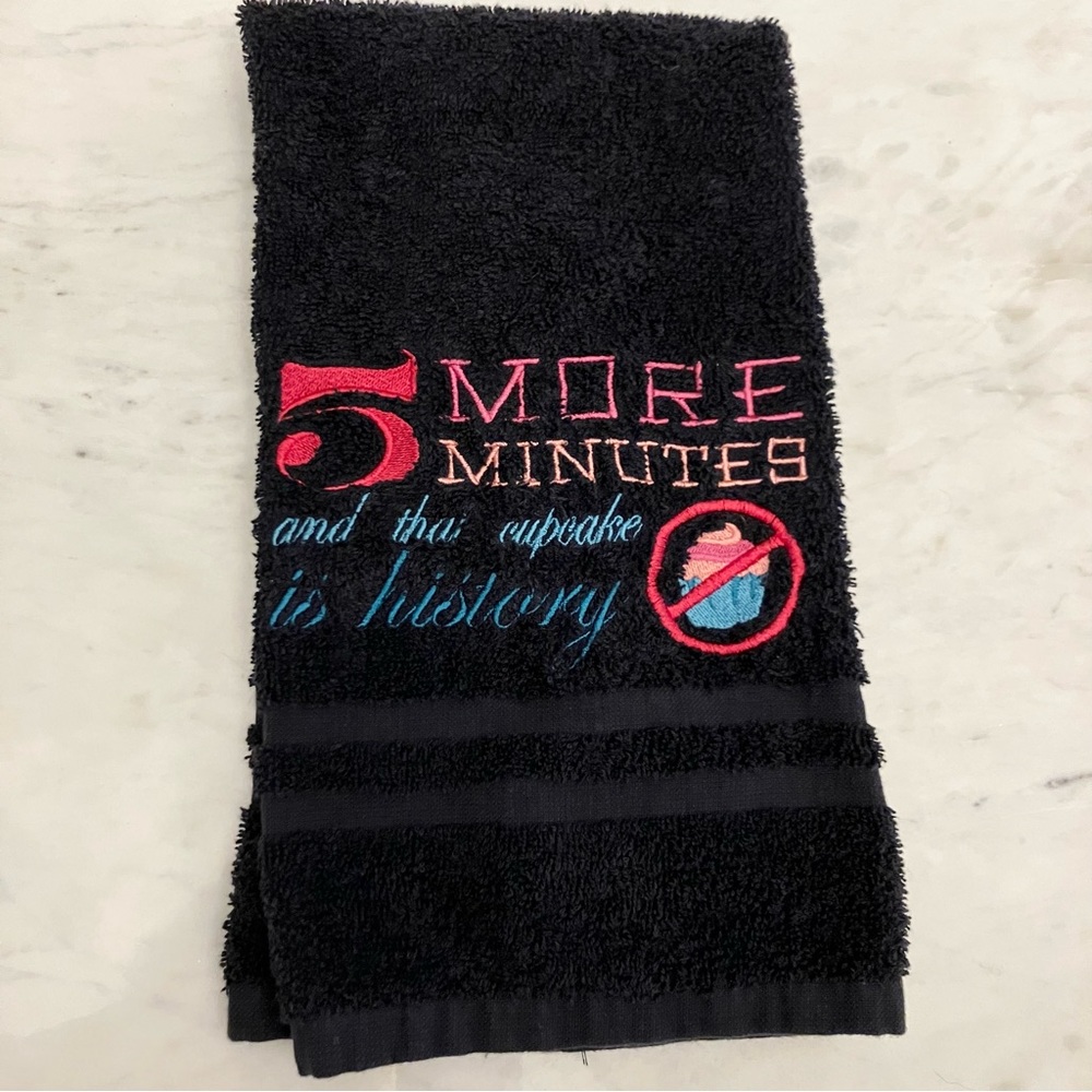 Snarky embroidered Gym Towel